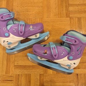 Kids Purple Ice Skates